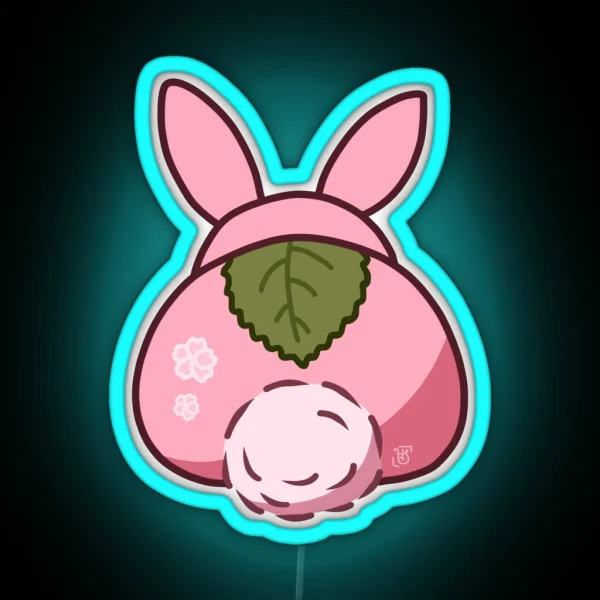 Sakura Mochi Bunny RGB Neon Sign