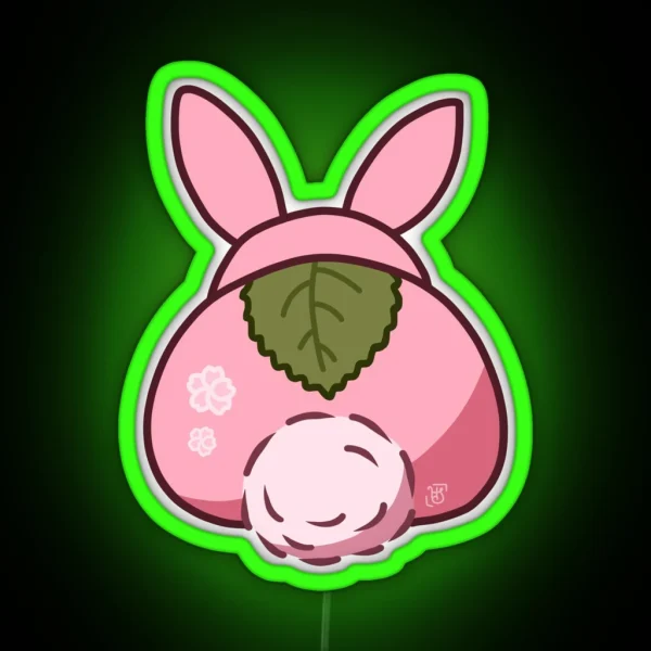 Sakura Mochi Bunny RGB Neon Sign