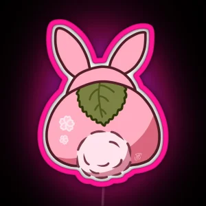 Sakura Mochi Bunny RGB Neon Sign