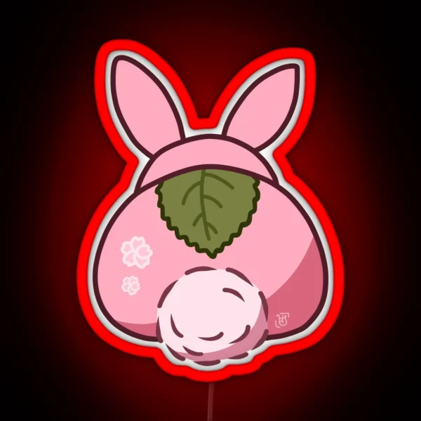 Sakura Mochi Bunny RGB Neon Sign
