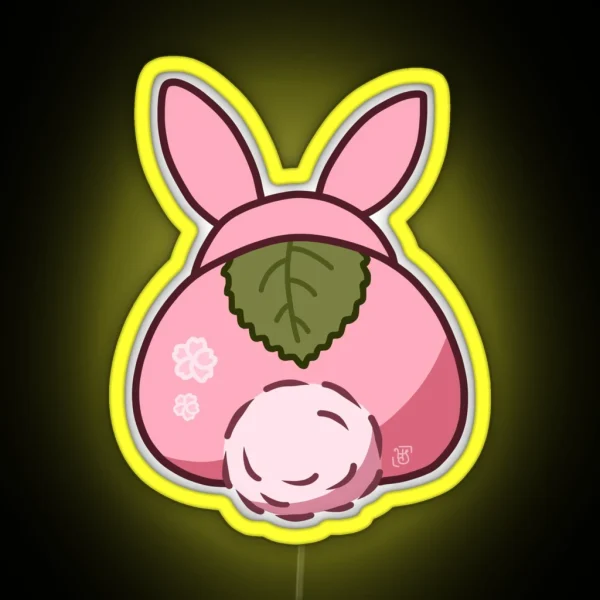 Sakura Mochi Bunny RGB Neon Sign
