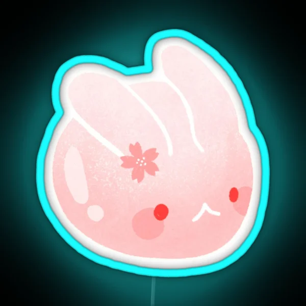 Sakura Mochi Bunny RGB Neon Sign