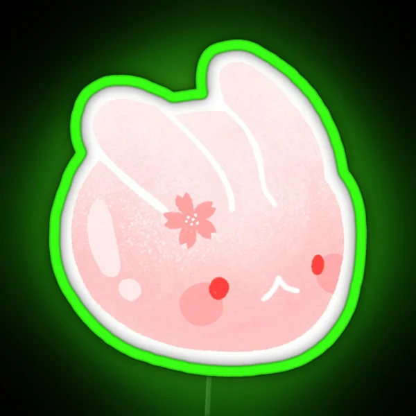 Sakura Mochi Bunny RGB Neon Sign