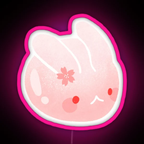 Sakura Mochi Bunny RGB Neon Sign