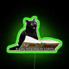 Vintage Salem-inspired colorful neon sign with fully customizable RGB lighting
