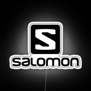 Salomon Skiing Tee RGB Neon Sign