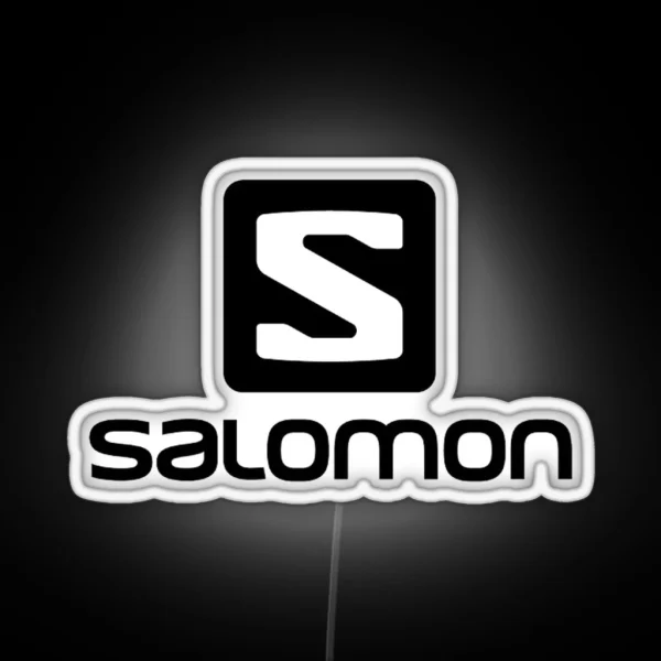 Salomon Skiing Tee RGB Neon Sign