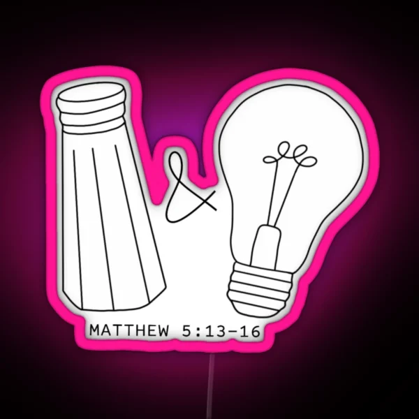 Salt And Light RGB Neon Sign