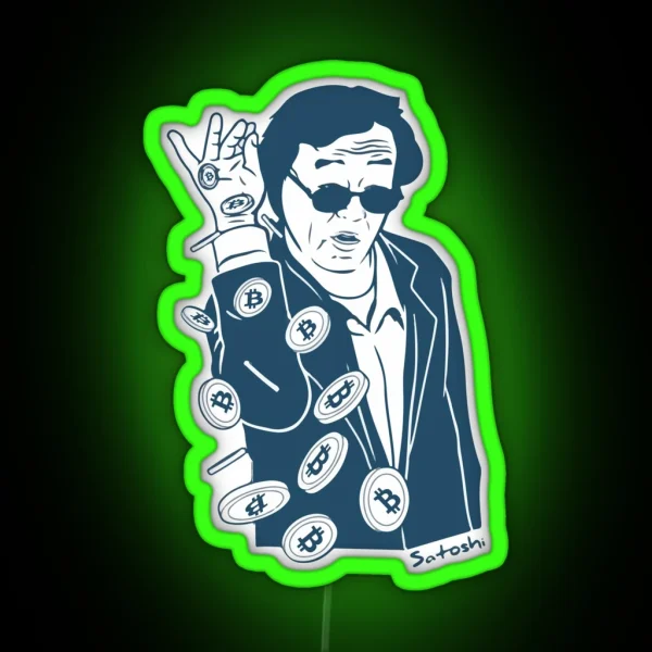 Salt Satoshi Bitcoin RGB Neon Sign