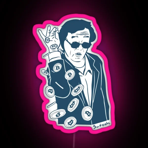 Salt Satoshi Bitcoin RGB Neon Sign