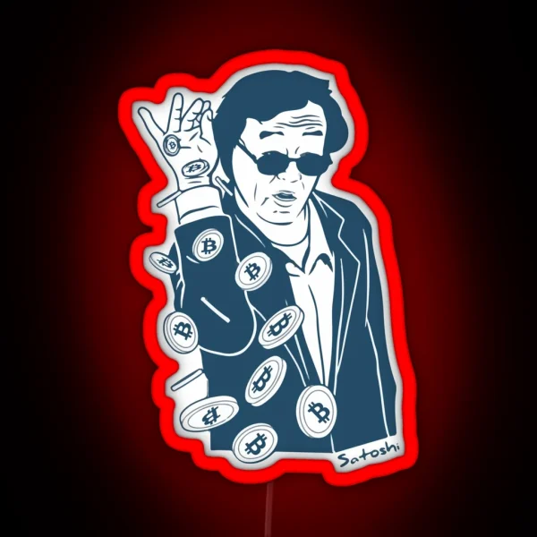 Salt Satoshi Bitcoin RGB Neon Sign