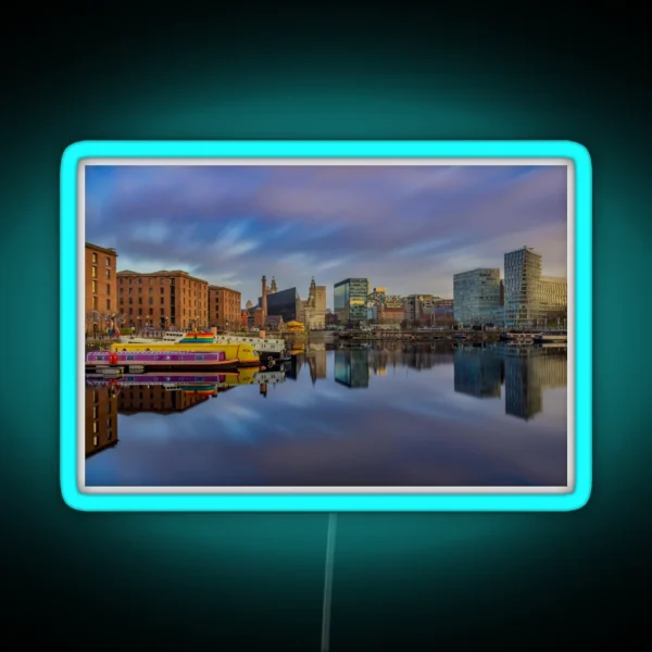 Salthouse Dock Long Exposure RGB Neon Sign