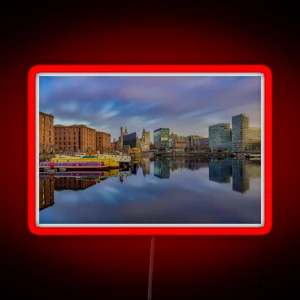 Salthouse Dock Long Exposure RGB Neon Sign