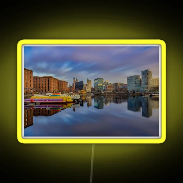 Salthouse Dock Long Exposure RGB Neon Sign