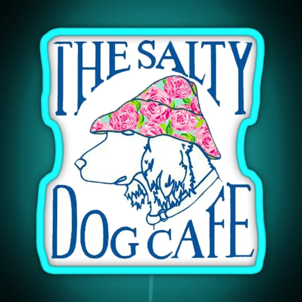 Salty Dog Cafe Led RGB Neon Sign