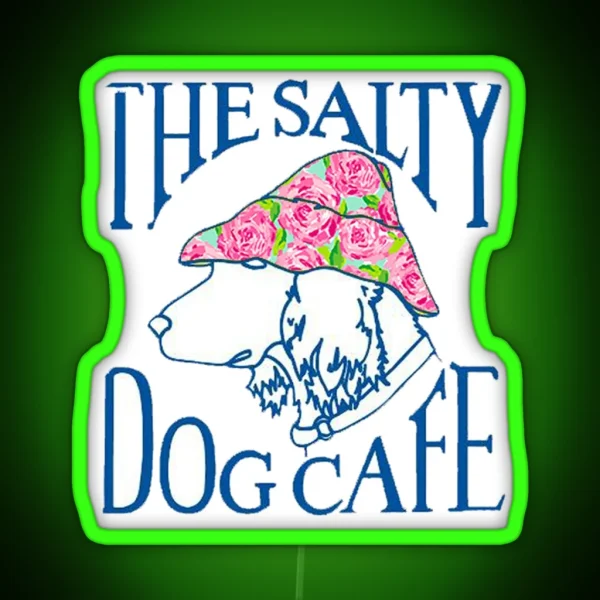Salty Dog Cafe Led RGB Neon Sign