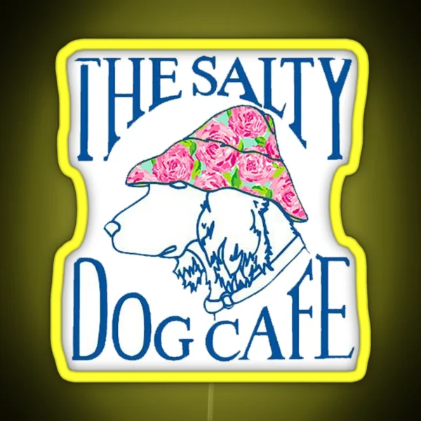 Salty Dog Cafe Led RGB Neon Sign