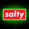 Brighten up your coastal vibe with our colorful Salty Sign