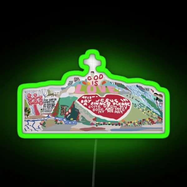 Salvation Mountain RGB Neon Sign