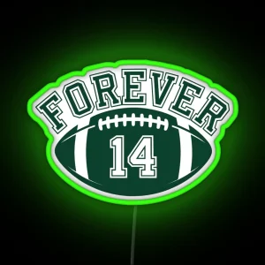 Sam Darnold 14 Forever American Football Sports RGB Neon Sign