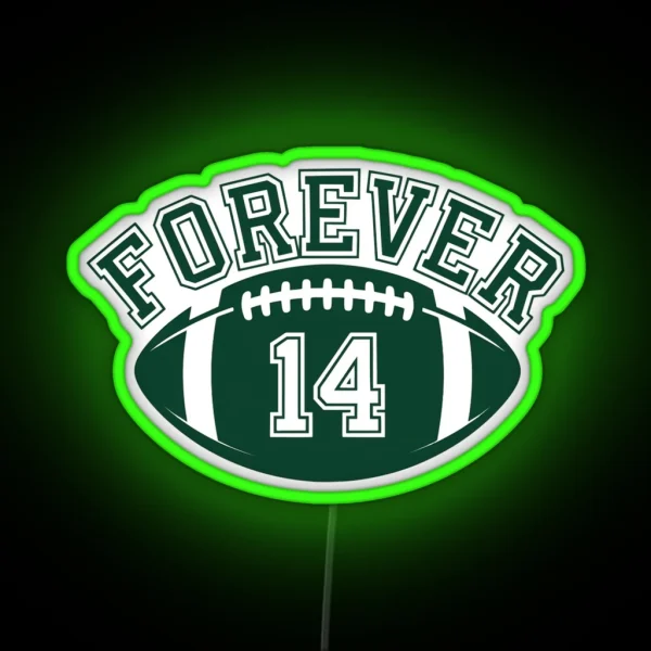 Sam Darnold 14 Forever American Football Sports RGB Neon Sign