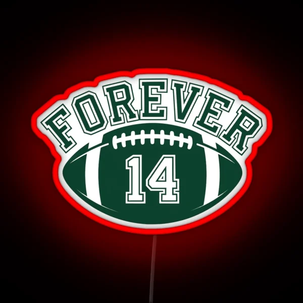 Sam Darnold 14 Forever American Football Sports RGB Neon Sign