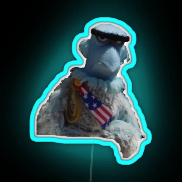 Sam Eagle Disapproves RGB Neon Sign