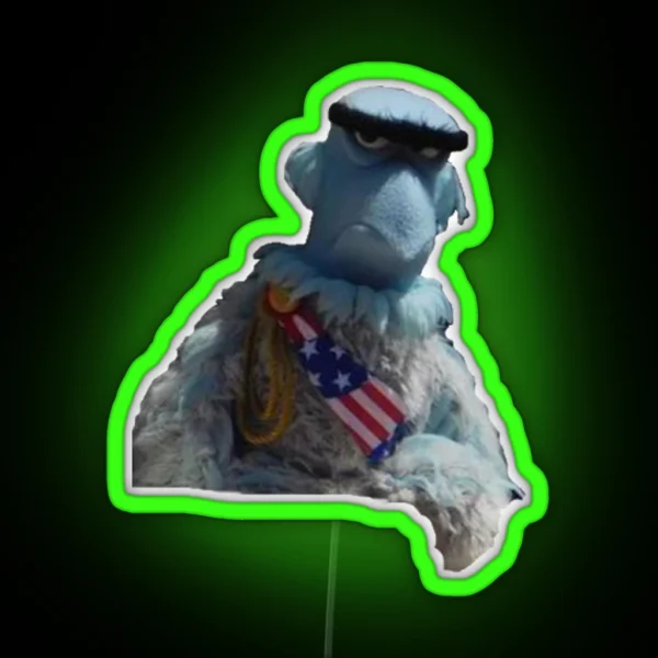 Sam Eagle Disapproves RGB Neon Sign