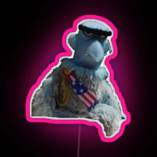 Sam Eagle Disapproves RGB Neon Sign