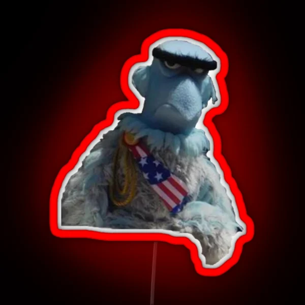 Sam Eagle Disapproves RGB Neon Sign