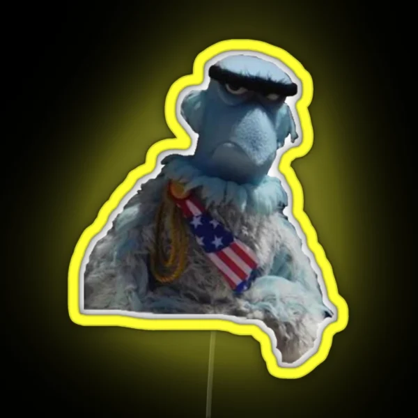 Sam Eagle Disapproves RGB Neon Sign