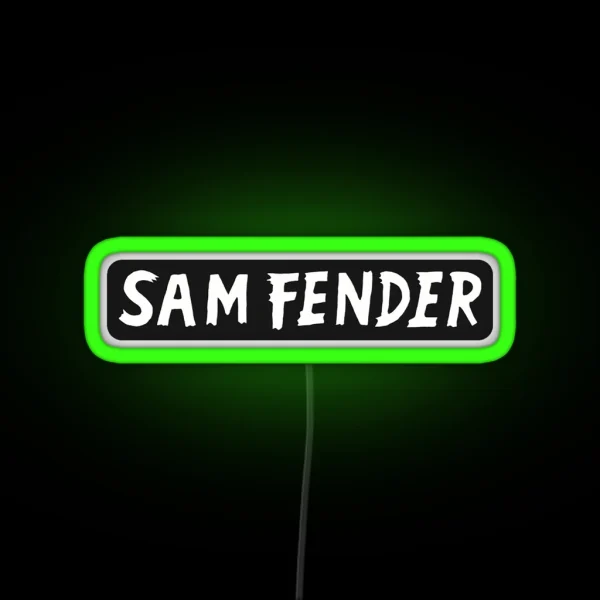 Sam Fender Logo RGB Neon Sign