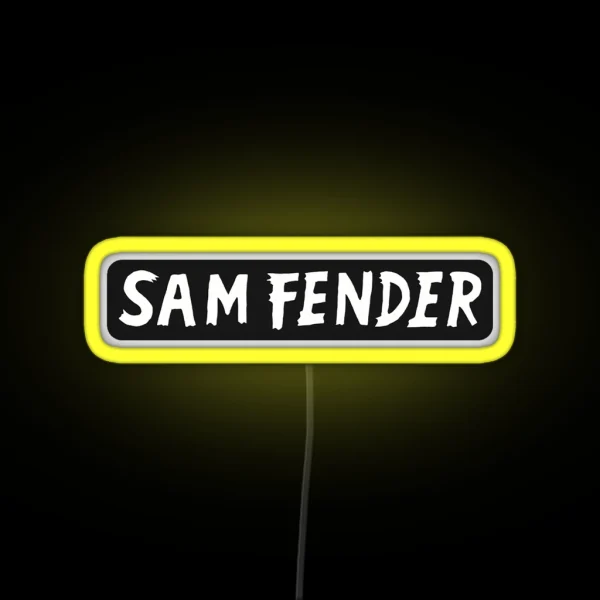 Sam Fender Logo RGB Neon Sign