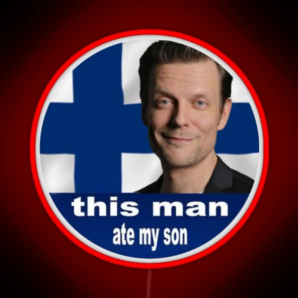 Sam Lake Ate My Son RGB Neon Sign