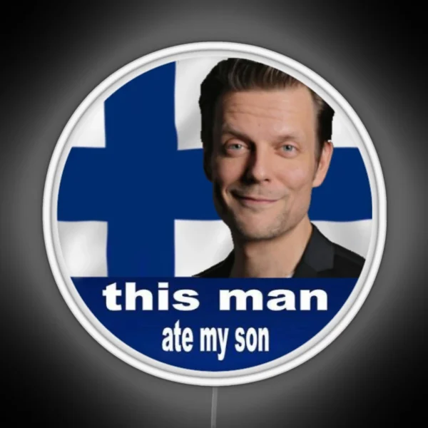 Sam Lake Ate My Son RGB Neon Sign