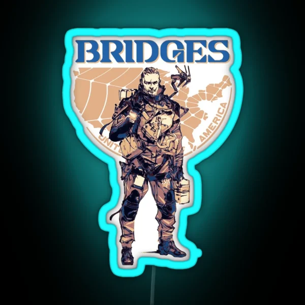 Sam Porter Death Stranding RGB Neon Sign