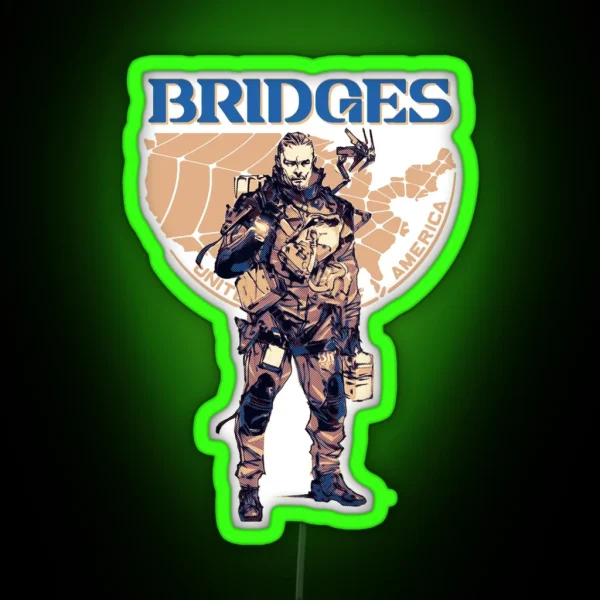 Sam Porter Death Stranding RGB Neon Sign