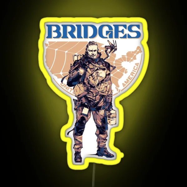 Sam Porter Death Stranding RGB Neon Sign