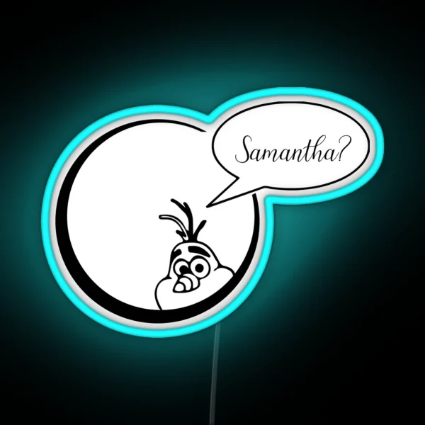 Samantha RGB Neon Sign