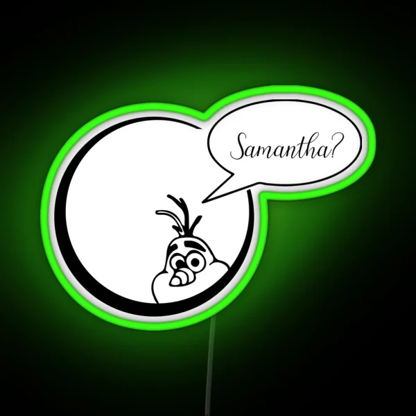 Samantha RGB Neon Sign