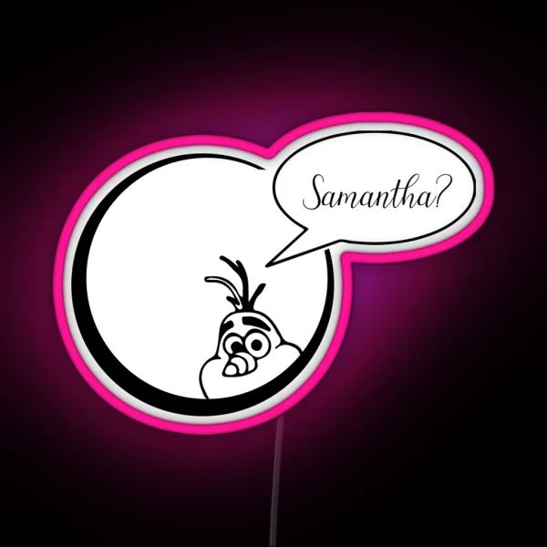 Samantha RGB Neon Sign