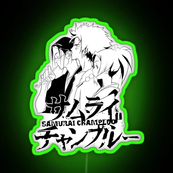 SAMURAI CHAMPLOO RGB Neon Sign