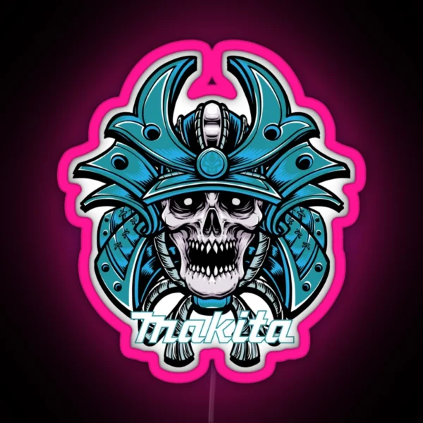 Samurai Makita RGB Neon Sign