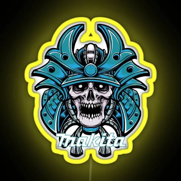 Samurai Makita RGB Neon Sign
