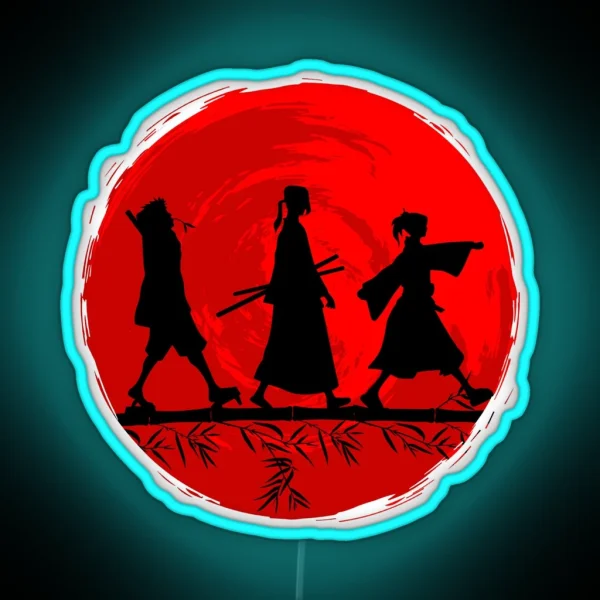 Samurai RGB Neon Sign