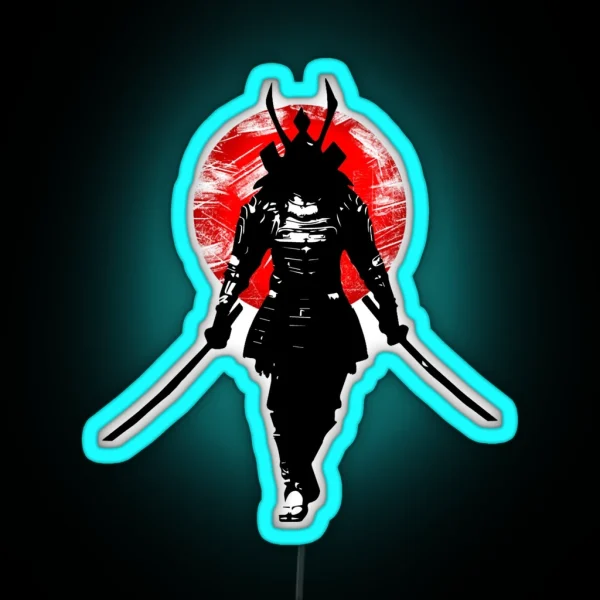 Samurai Warrior RGB Neon Sign