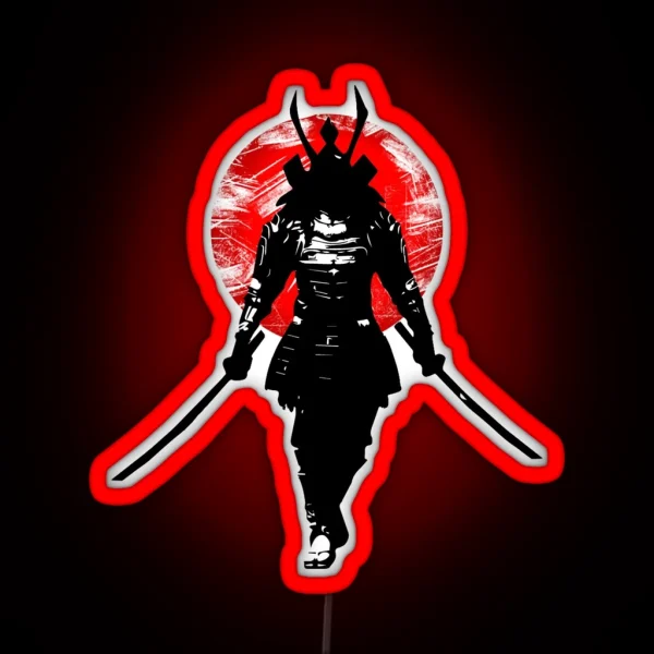 Samurai Warrior RGB Neon Sign