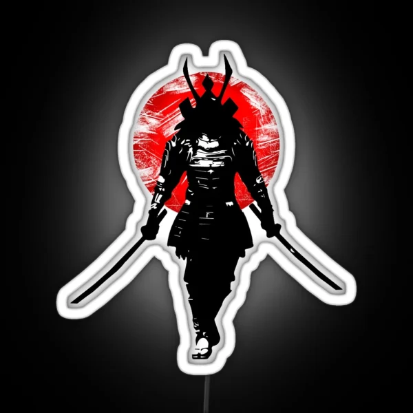 Samurai Warrior RGB Neon Sign