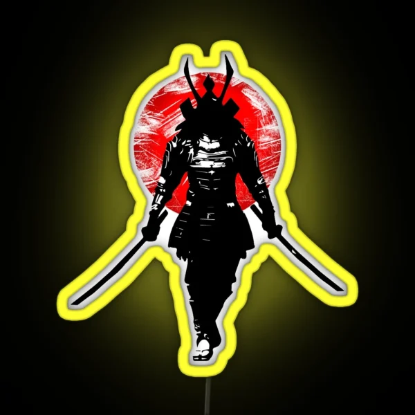 Samurai Warrior RGB Neon Sign