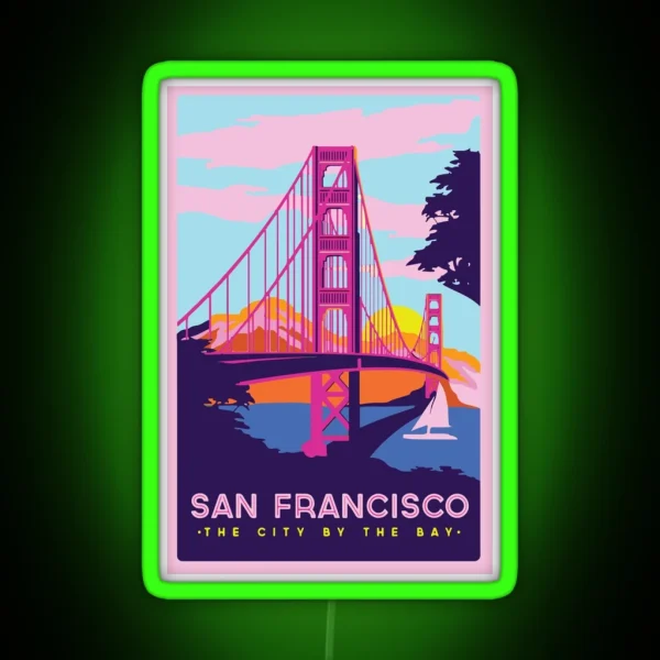 San Francisco RGB Neon Sign